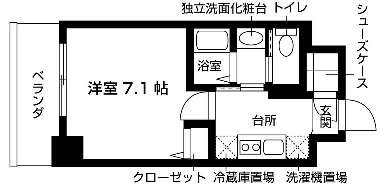 Aタイプ間取図